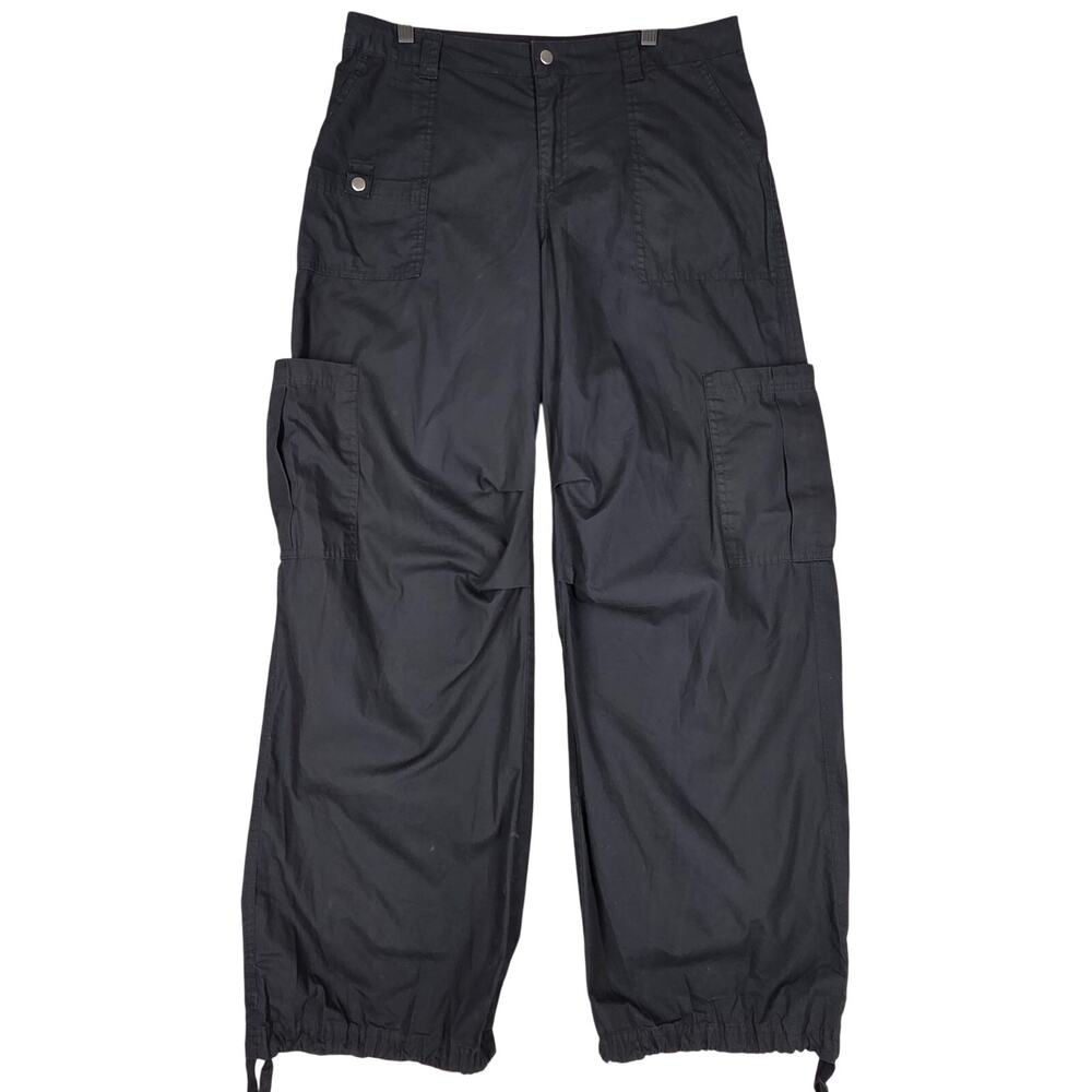 WILD FABLE CARGO PANTS – BLACK – WOMEN’S SIZE M – ADJUSTABLE WAIST – STREATWEAR